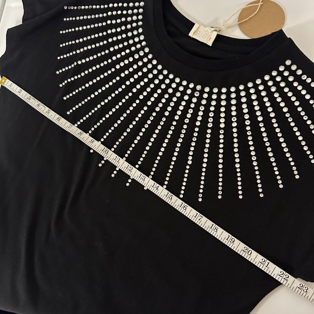*NEW* BiBi Rhinestone Top - Picture 7 of 8